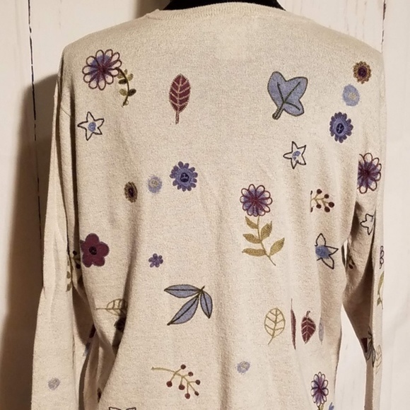 Robert Scott Timeless Fall Cardigan Womens M NWOT - Picture 4 of 5
